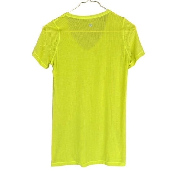 Lululemon Tonka Stripe Burnout Split Pea Karmady Short Sleeve Top - Picture 7 of 10